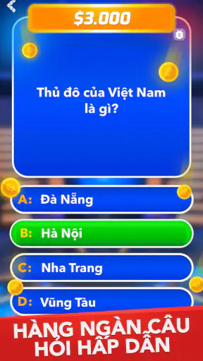 Triệu Phú - Đố vui, Hỏi & Đáp screenshot
