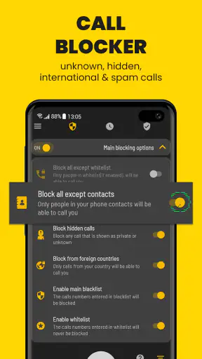 Trình chặn cuộc gọi screenshot