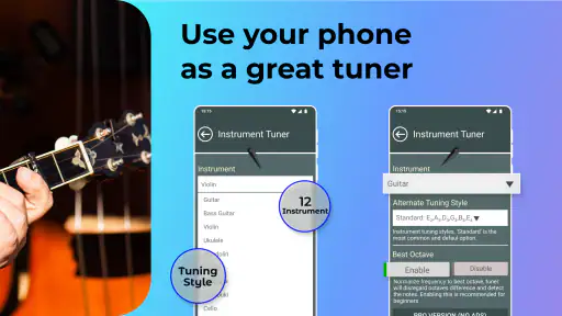 Trình đo âm Nhạc cụ screenshot
