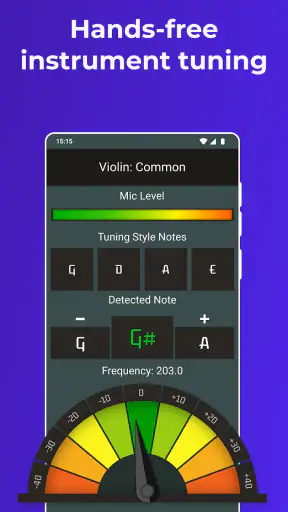 Trình đo âm Nhạc cụ screenshot