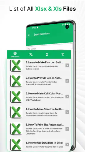 Trình đọc tệp Xlsx với xem Xls screenshot