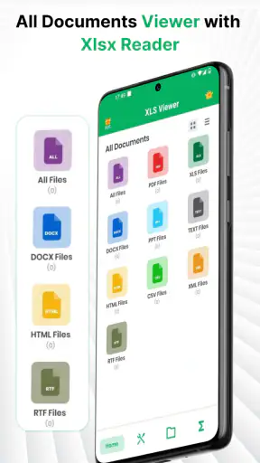 Trình đọc tệp Xlsx với xem Xls screenshot