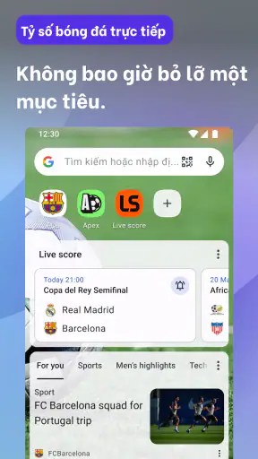 Trình duyệt Opera với VPN screenshot