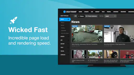Trình duyệt Puffin TV screenshot