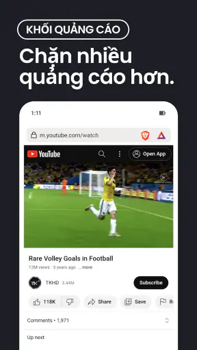 Trình duyệt web cá nhân Brave screenshot