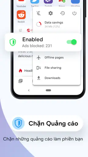Trình duyệt web Opera Mini screenshot