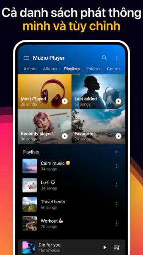 Trình phát nhạc screenshot