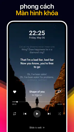 Trình phát nhạc screenshot