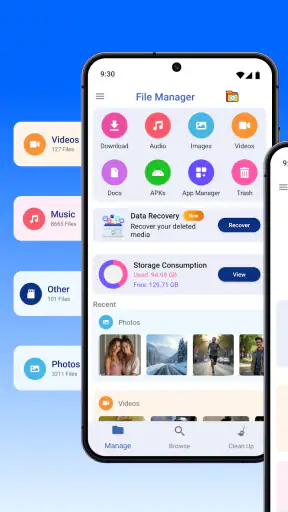 Trình quản lý tệp screenshot