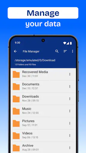 Trình quản lý tệp screenshot