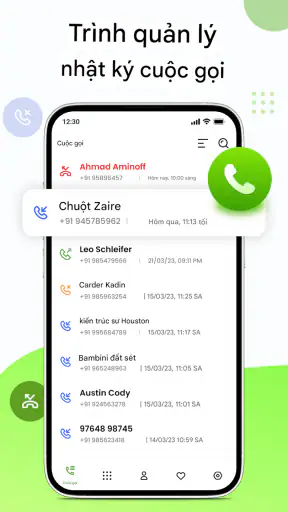 Trình quay số điện thoại screenshot