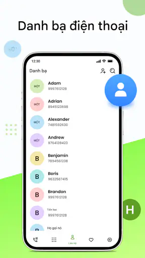 Trình quay số điện thoại screenshot