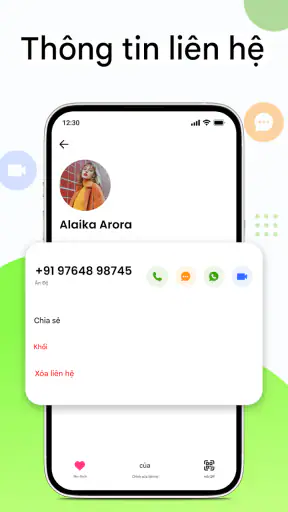 Trình quay số điện thoại screenshot