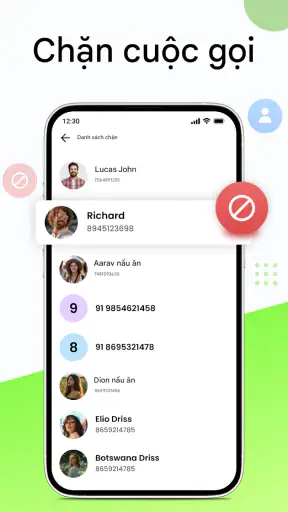 Trình quay số điện thoại screenshot