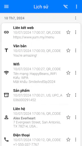 Trình quét Mã QR & Mã vạch screenshot