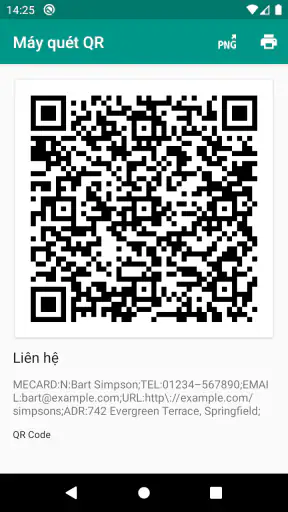 Trình quét QR và mã vạch screenshot