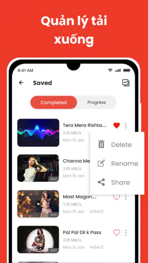 Trình tải Video Nhạc - Vidow screenshot