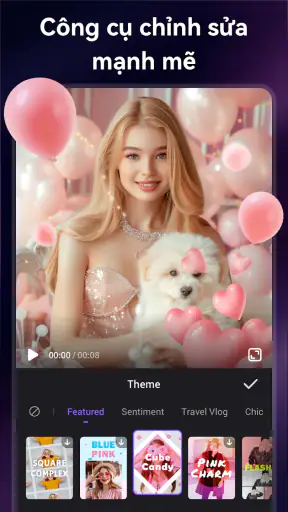 Trình tạo video có nhạc, Ảnh screenshot