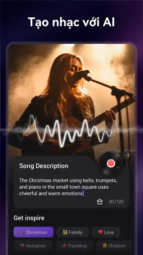 Trình tạo video có nhạc, Ảnh screenshot