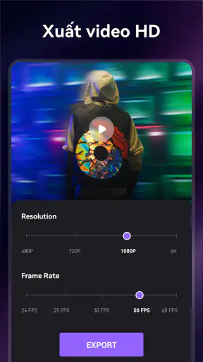 Trình tạo video có nhạc, Ảnh screenshot