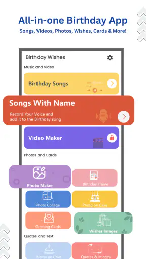 Trình tạo video sinh nhật screenshot