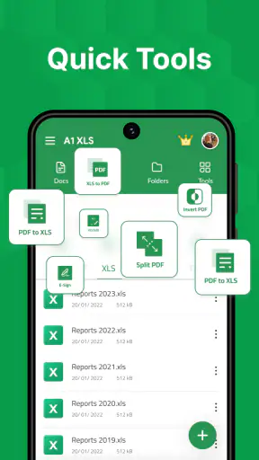 Trình xem và đọc tệp XLS screenshot