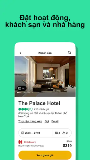 Tripadvisor:Lập kế hoạch & đặt screenshot
