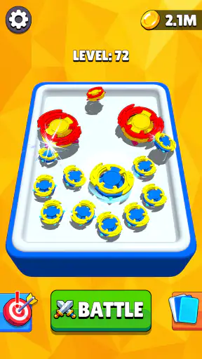 Trò chơi chiến đấu Spinner Mer screenshot