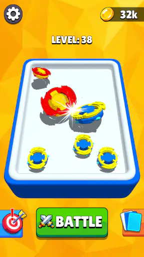 Trò chơi chiến đấu Spinner Mer screenshot