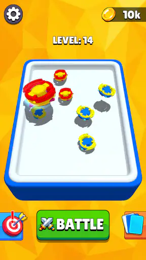 Trò chơi chiến đấu Spinner Mer screenshot