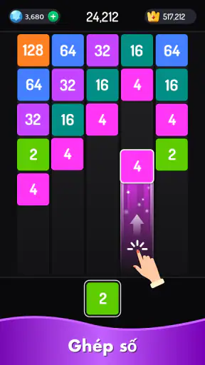Trò chơi ghép số 2048 screenshot