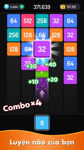 Trò chơi ghép số 2048 screenshot