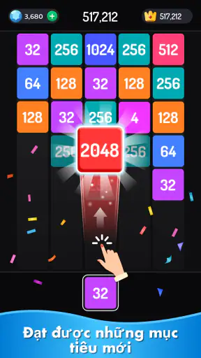 Trò chơi ghép số 2048 screenshot