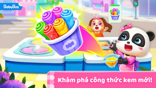 Trò Chơi Kem Gấu Trúc Nhỏ screenshot
