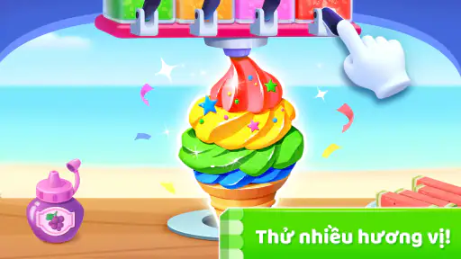 Trò Chơi Kem Gấu Trúc Nhỏ screenshot