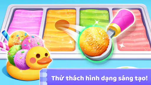 Trò Chơi Kem Gấu Trúc Nhỏ screenshot