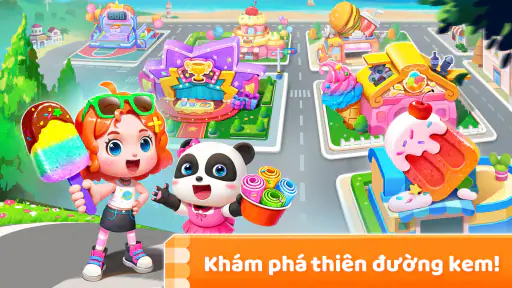 Trò Chơi Kem Gấu Trúc Nhỏ screenshot