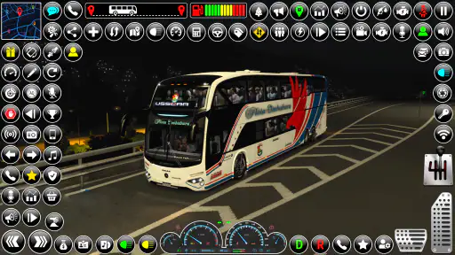 trò chơi lái xe buýt thành phố screenshot