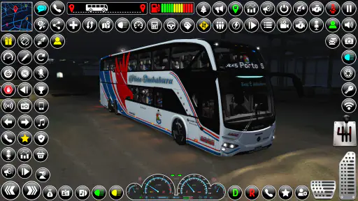 trò chơi lái xe buýt thành phố screenshot