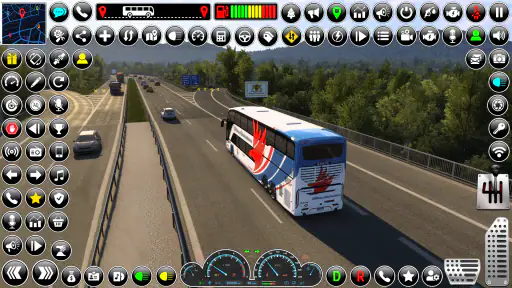 trò chơi lái xe buýt thành phố screenshot