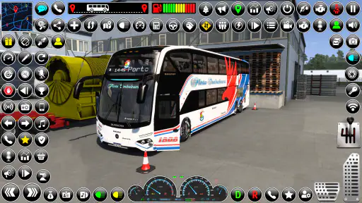 trò chơi lái xe buýt thành phố screenshot