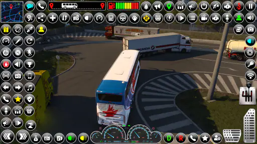trò chơi lái xe buýt thành phố screenshot