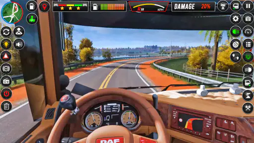 Trò chơi lái xe tải châu Âu 3d screenshot