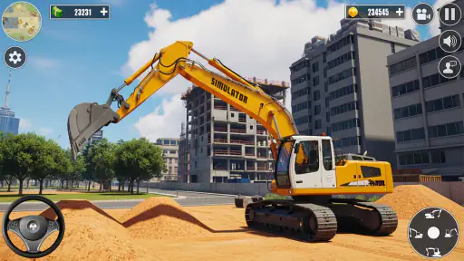 trò chơi máy xúc jcb screenshot