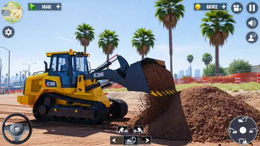 trò chơi máy xúc jcb screenshot