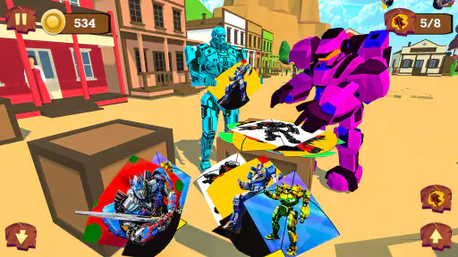 Trò chơi robot thả diều screenshot