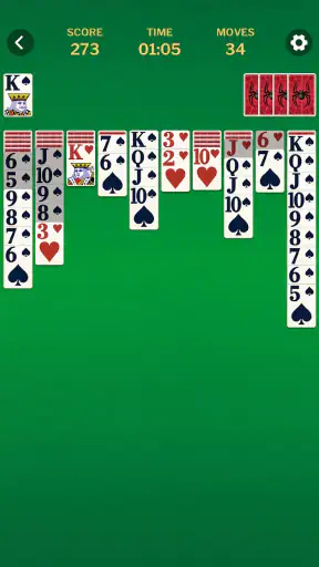 Trò Chơi Solitaire Nhện screenshot