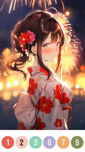 Trò chơi tô màu - Anime Color screenshot