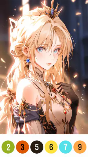 Trò chơi tô màu - Anime Color screenshot