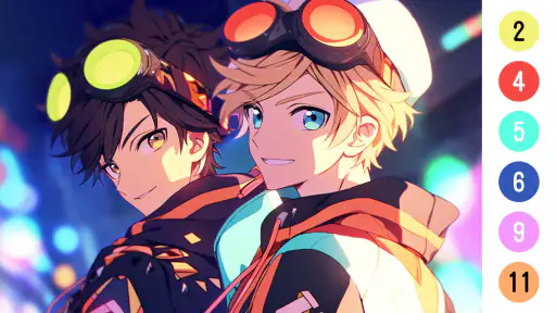 Trò chơi tô màu - Anime Color screenshot